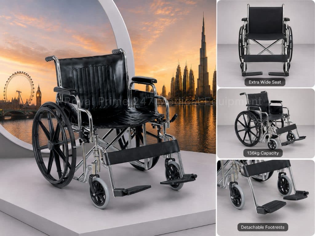 Explorer Heavy Duty Folding Wheelchair