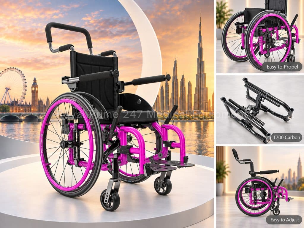 Carbon Fiber Helio Kids Wheelchair