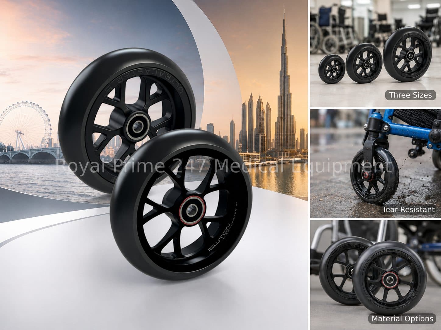 Newton Ultracaster Front Casters